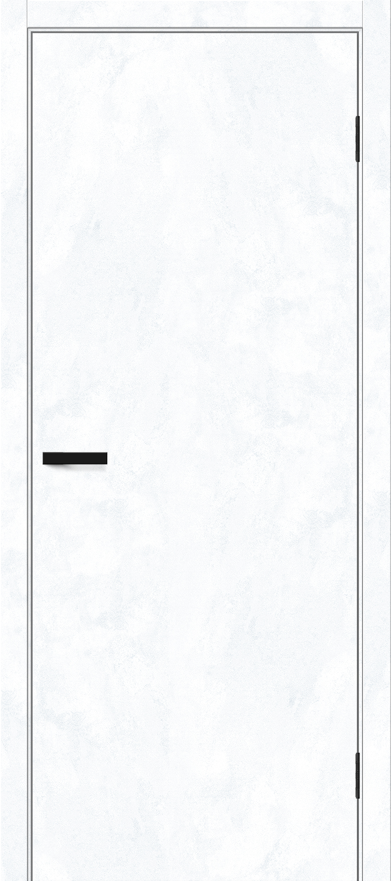 Межкомнатная дверь с экошпоном Браво-0 Snow Art