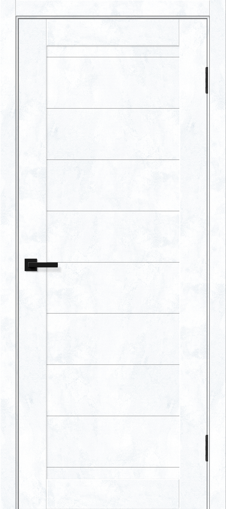 Межкомнатная дверь с экошпоном Браво-21 Snow Art