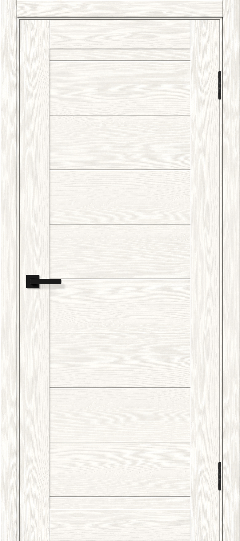 Межкомнатная дверь с экошпоном Браво-21 White Wood