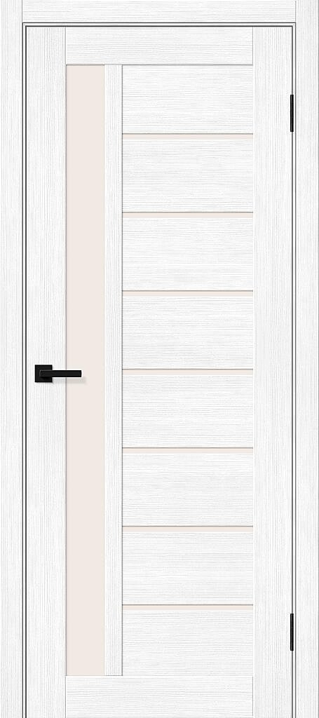 Межкомнатная дверь с экошпоном Браво-27 Snow Melinga/Magic Fog