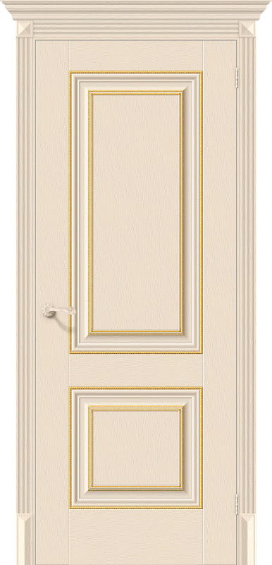 Межкомнатная дверь с экошпоном Классико-32G-27 Ivory