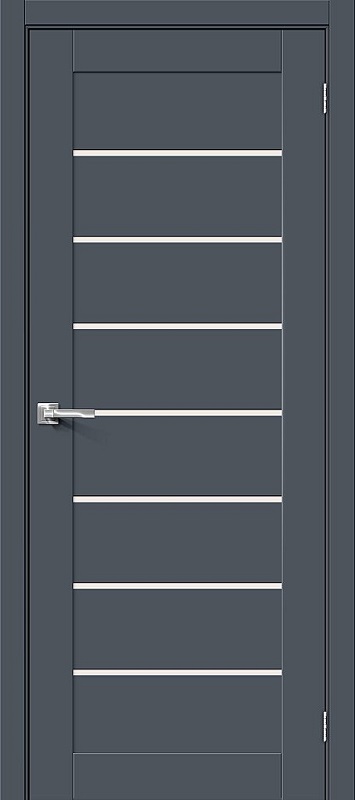 Межкомнатная дверь Эмалит Браво-22 Stormy Matt/Magic Fog