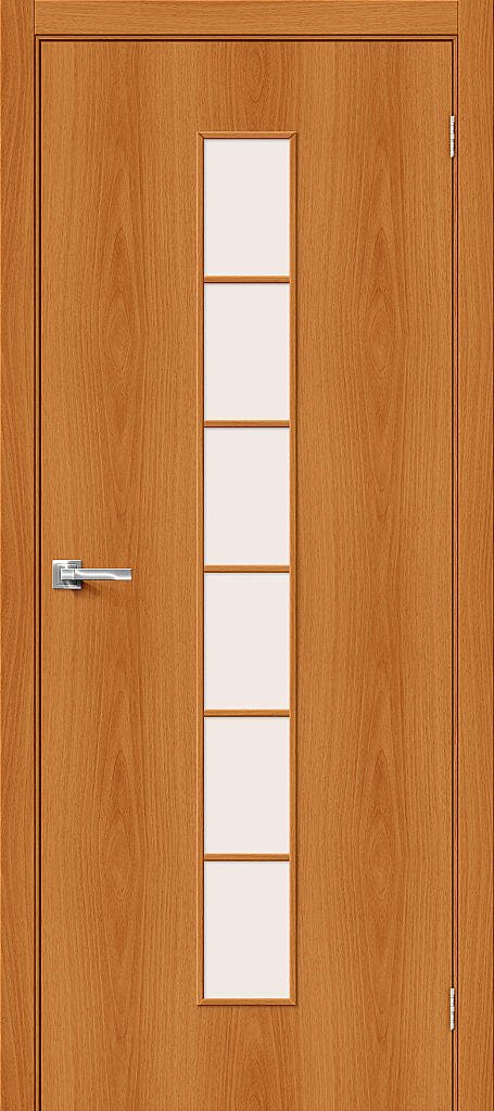 Межкомнатная ламинированная дверь 2С миланский орех / Белое Сатинато