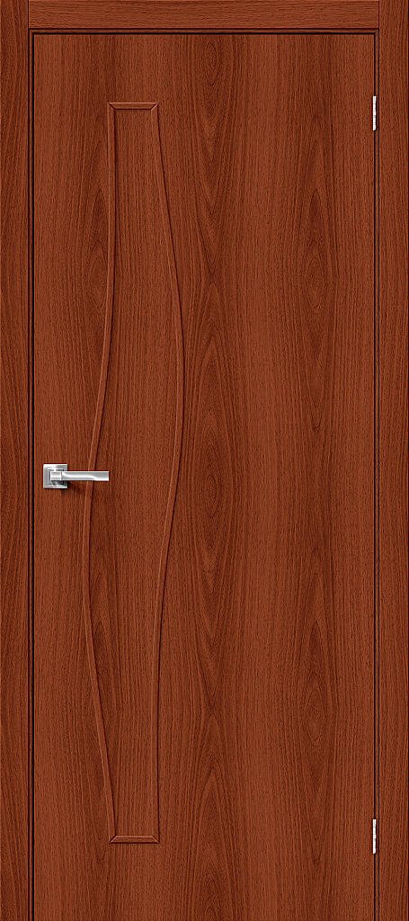 Межкомнатная ламинированная дверь 6Г итальянский орех