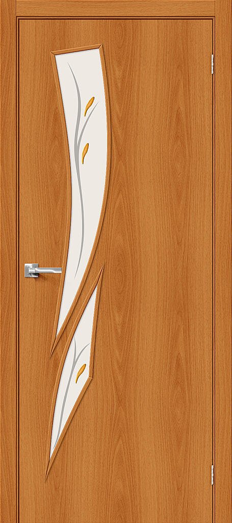 Межкомнатная ламинированная дверь 8Ф Миланский орех / Фьюзинг