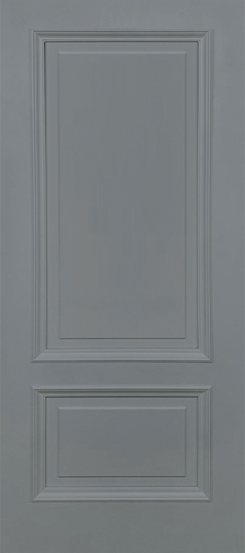 Межкомнатная дверь ДП DIM Enamel B-2 Серый акрил