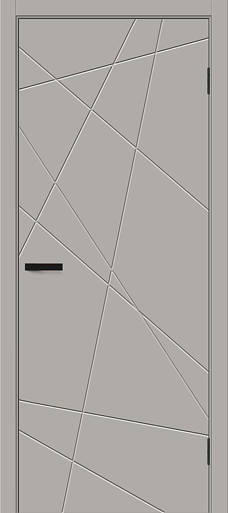 Межкомнатная крашеная дверь Граффити-5 Greyny