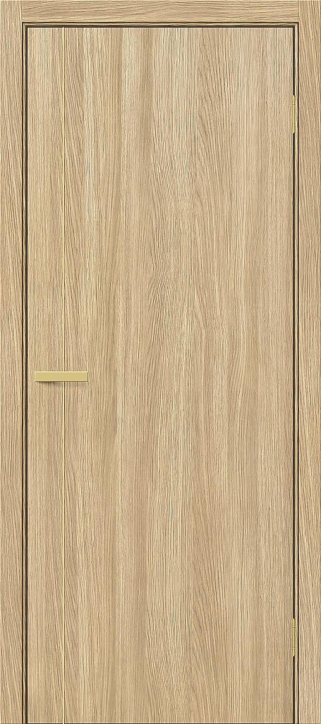 Межкомнатная дверь ПЭТ Браво-0.10.П (SG:P3) Real Oak / Sgold