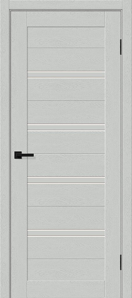 Межкомнатная дверь ПЭТ Браво-28/2 Grey Silkwood / Magic Fog