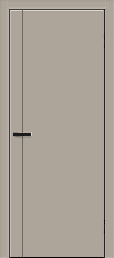 Межкомнатная дверь ПЭТ Браво-0.10.А Clay Silk