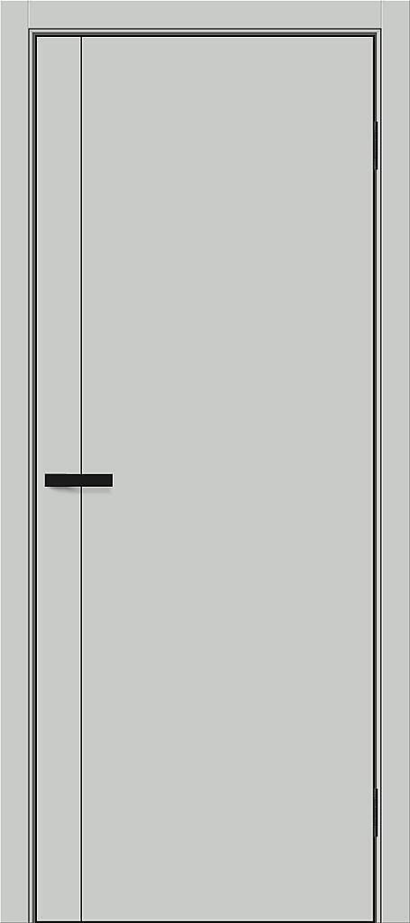Межкомнатная дверь ПЭТ Браво-0.10.А Grey Silk