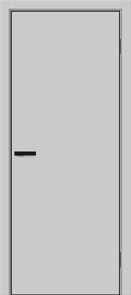 Межкомнатная дверь ПЭТ Браво-0.А Grey Silk