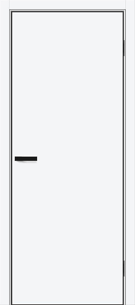 Межкомнатная дверь ПЭТ Браво-0.А White Silk
