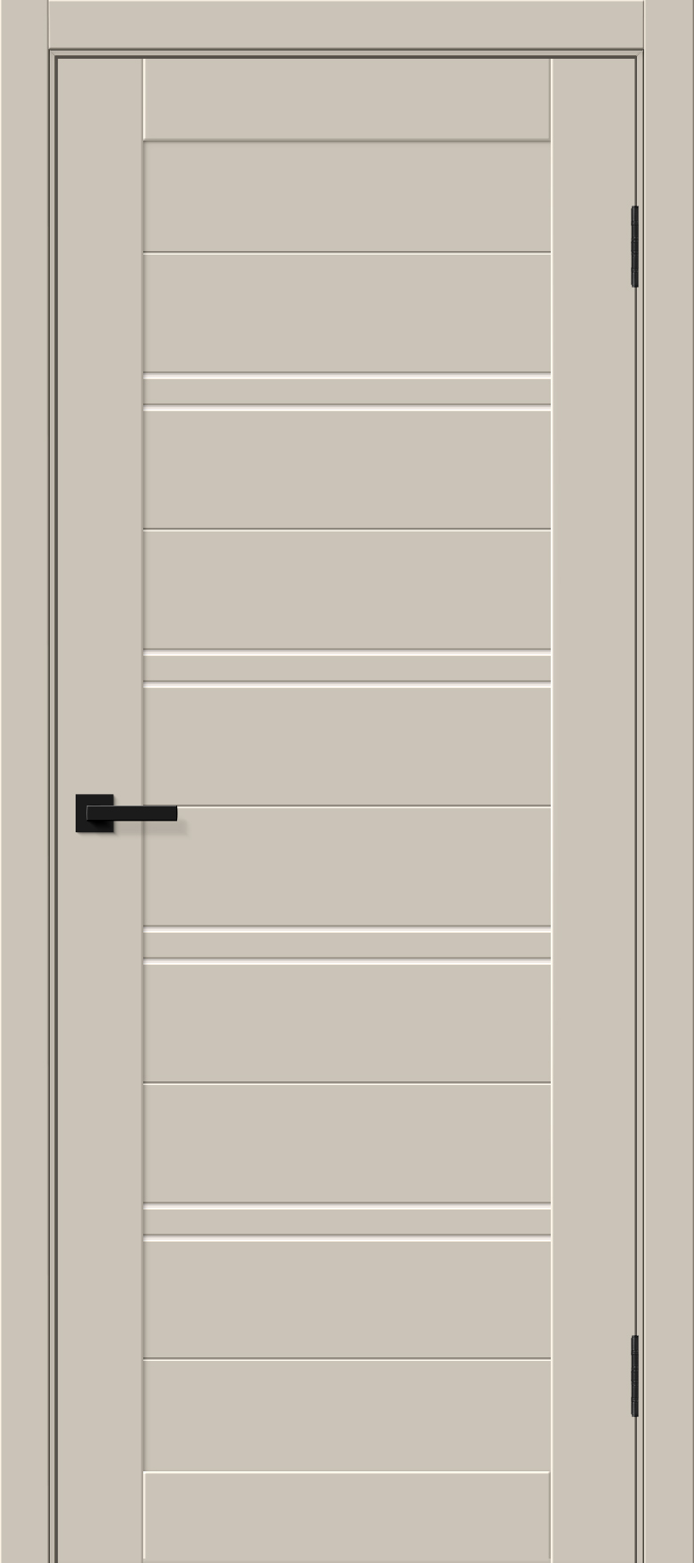 Межкомнатная дверь ПЭТ Браво-28 Cream Silk / Magic Fog