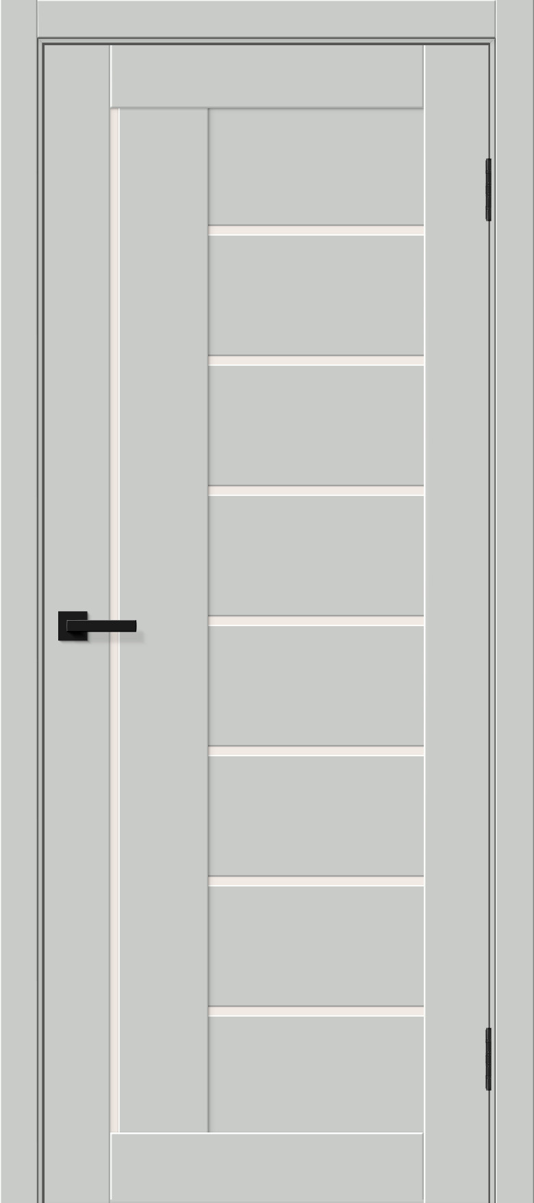 Межкомнатная дверь ПЭТ Браво-29 Grey Silk / Magic Fog