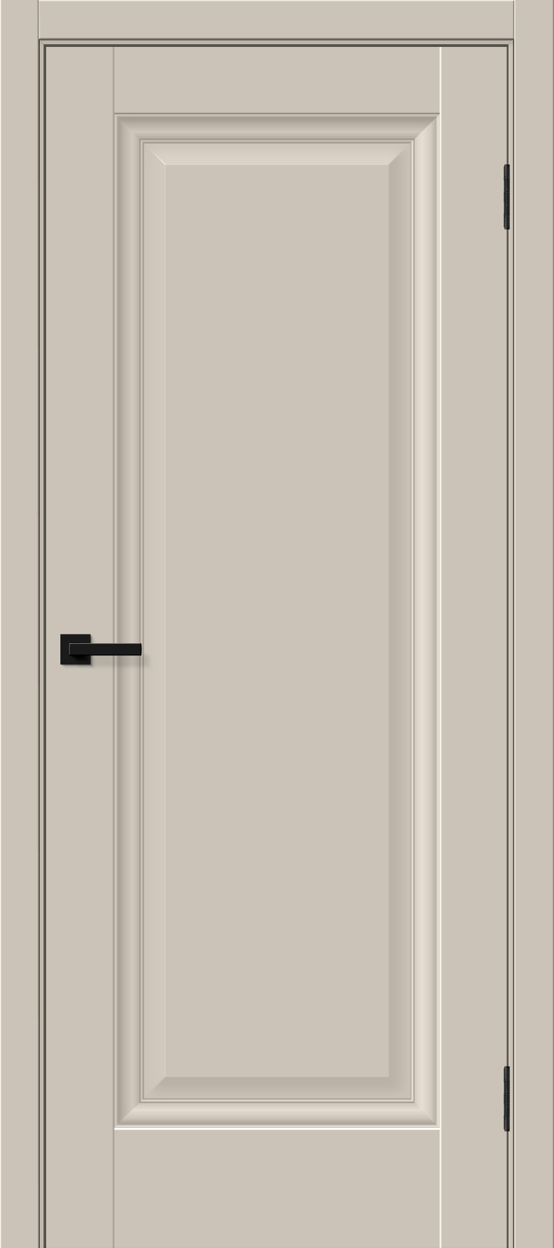 Межкомнатная дверь ПЭТ Прима-0 Cream Silk