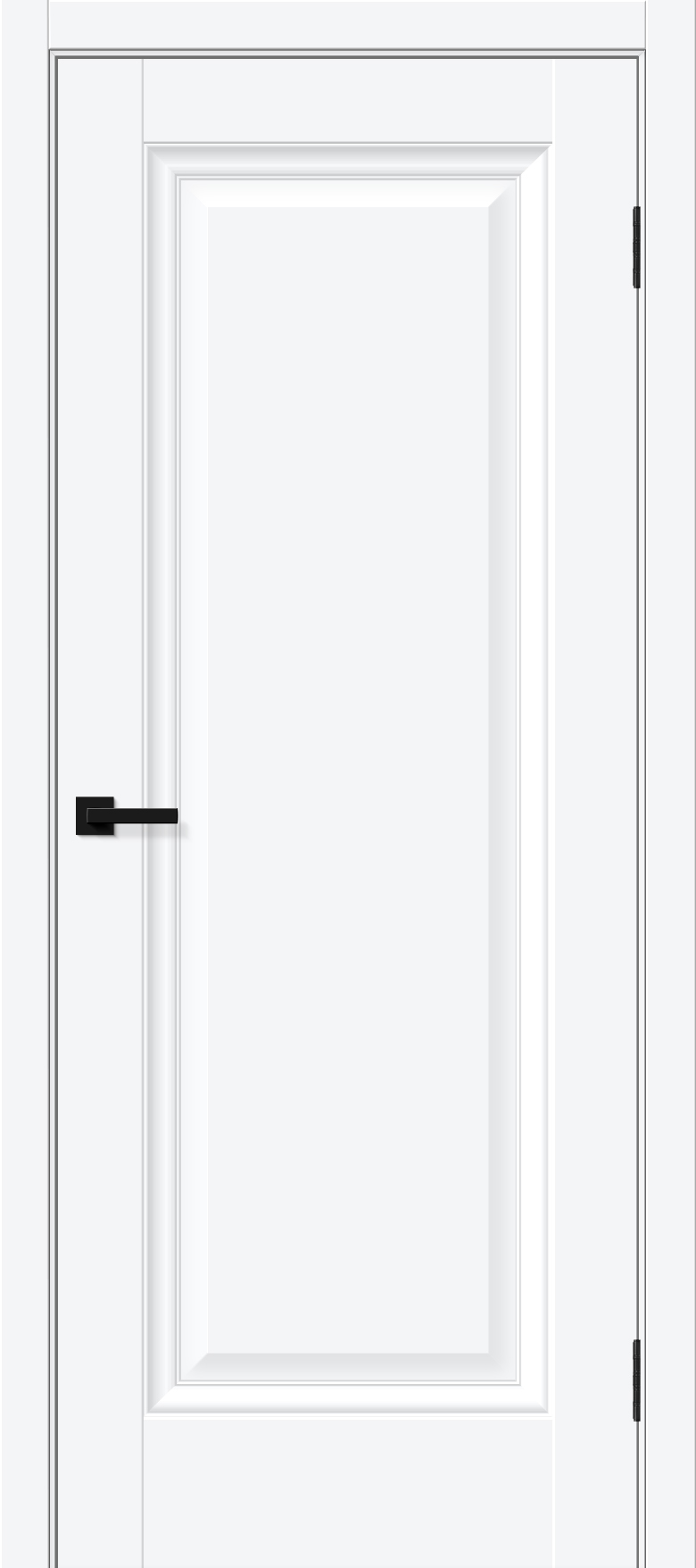 Межкомнатная дверь ПЭТ Прима-0 White Silk