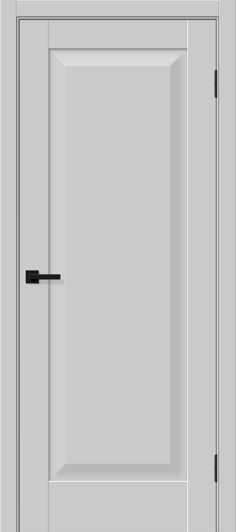 Межкомнатная дверь ПЭТ Прима-20 Grey Silk