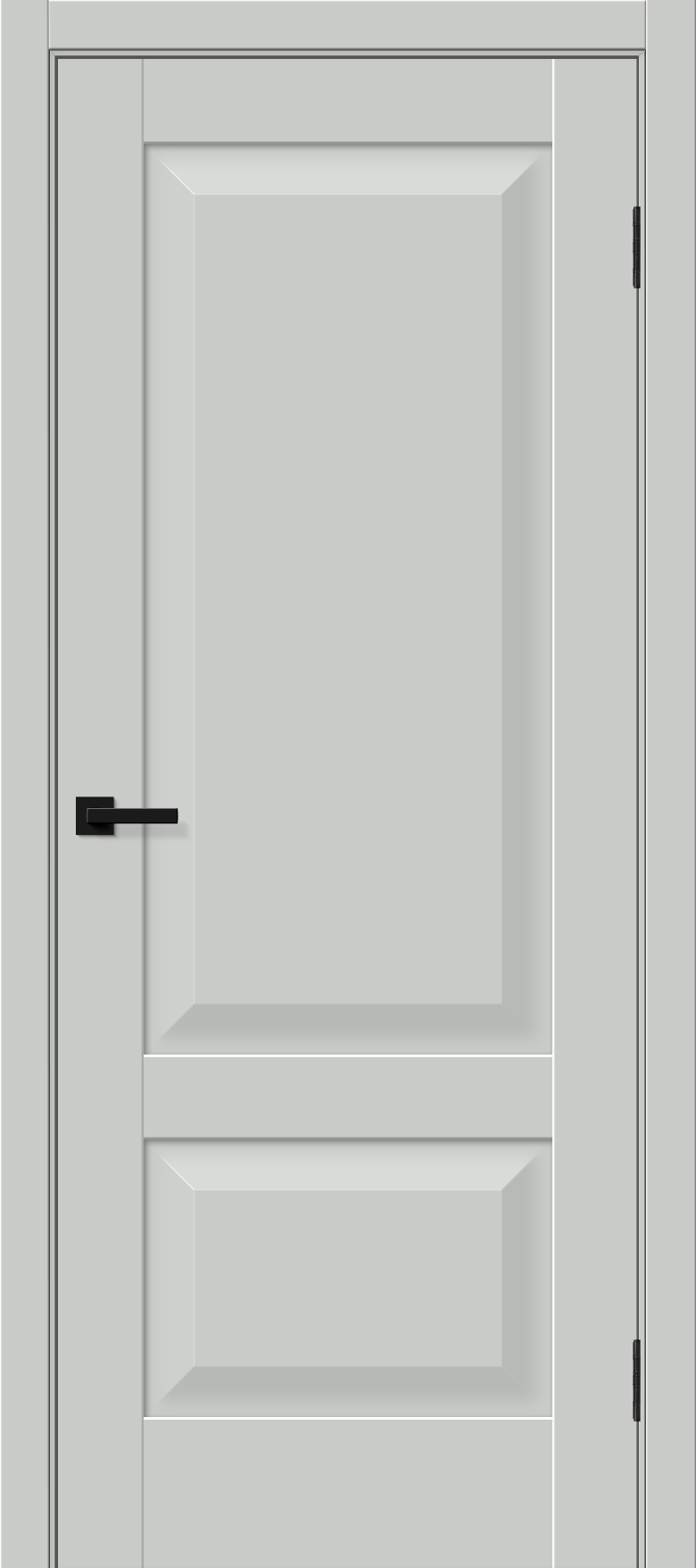 Межкомнатная дверь ПЭТ Прима-22 Grey Silk