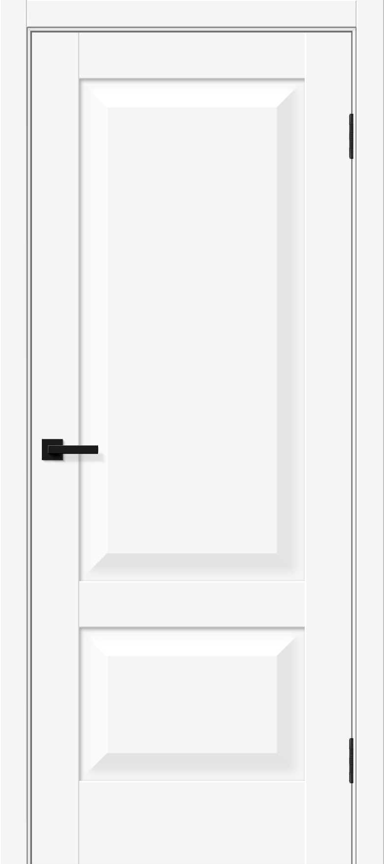 Межкомнатная дверь ПЭТ Прима-22 White Silk