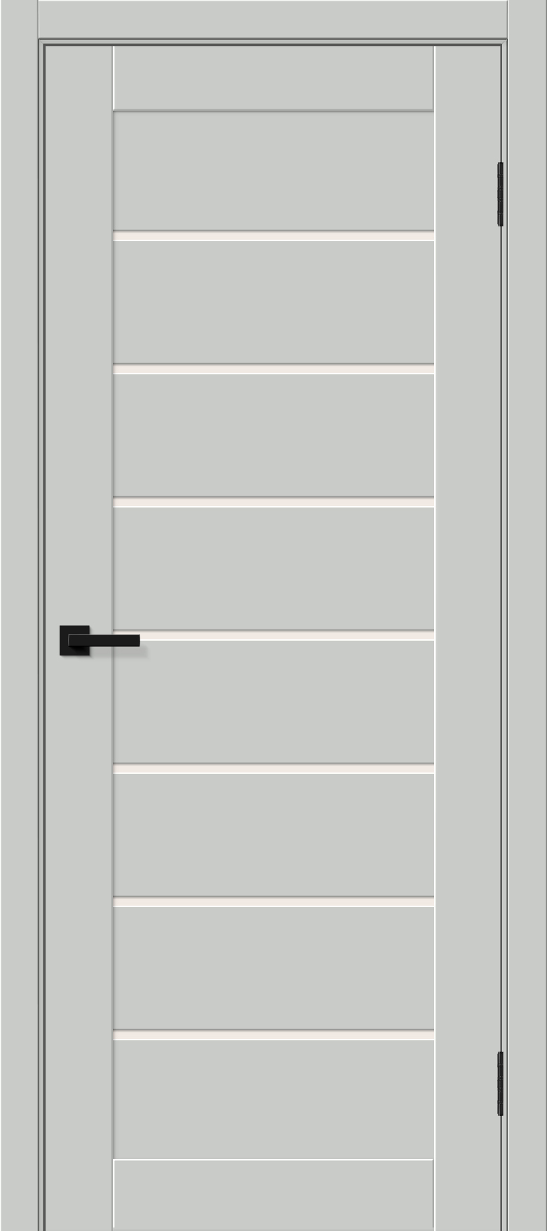 Межкомнатная дверь ПЭТ Браво-22 Grey Silk/Magic Fog