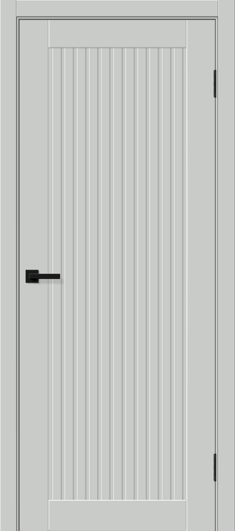 Межкомнатная дверь ПЭТ Браво-40 Grey Silk