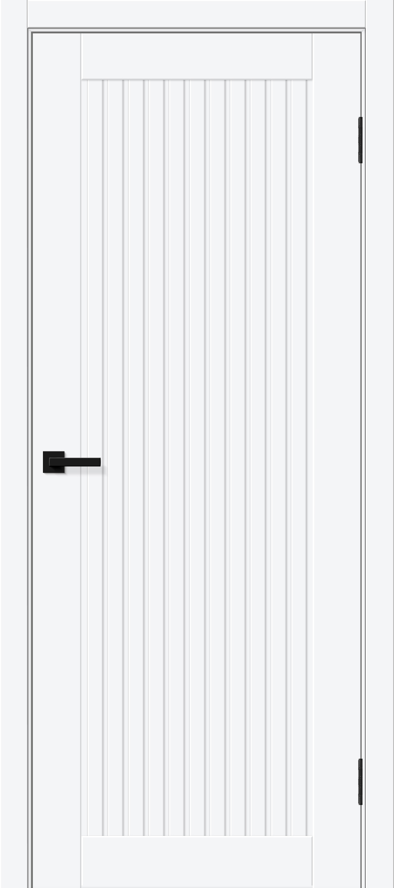 Межкомнатная дверь ПЭТ Браво-40 White Silk