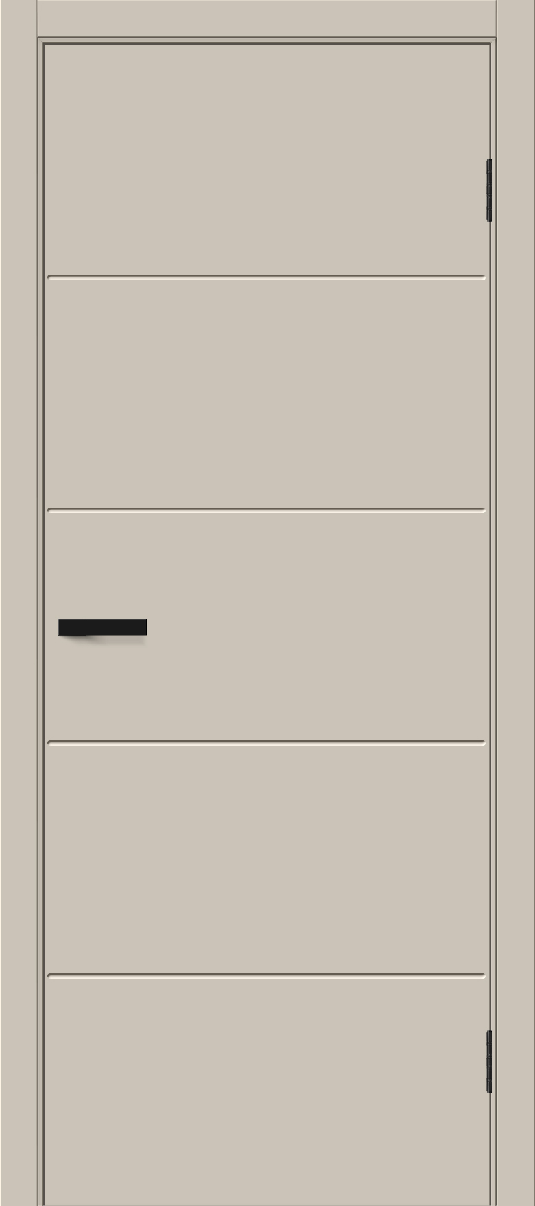 Межкомнатная дверь ПЭТ Граффити-2.Д.П Cream Silk