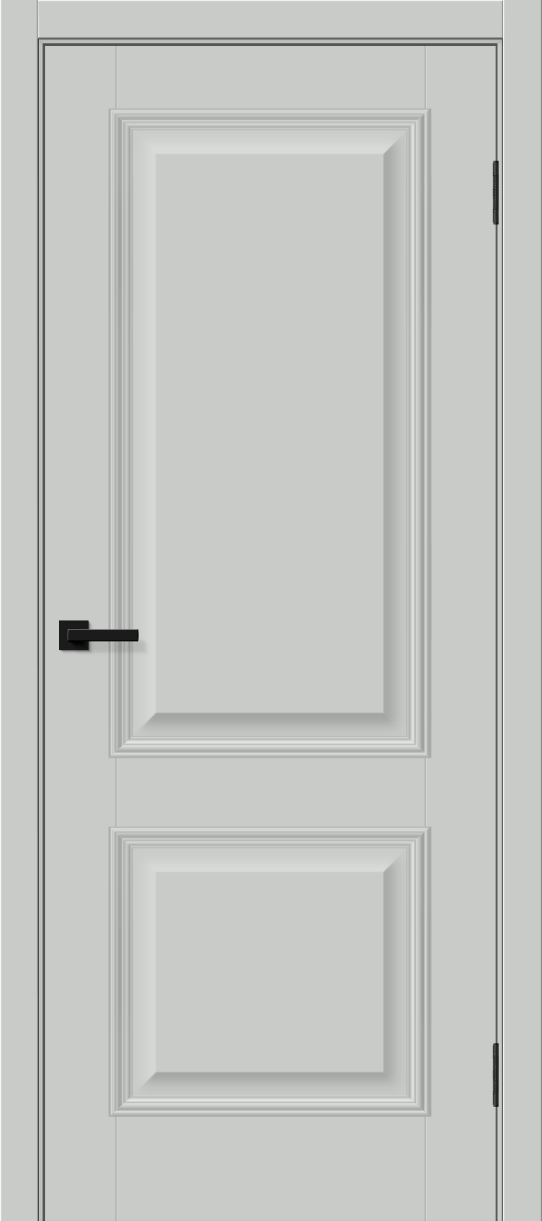 Межкомнатная дверь ПЭТ Классик-12 Grey Silk