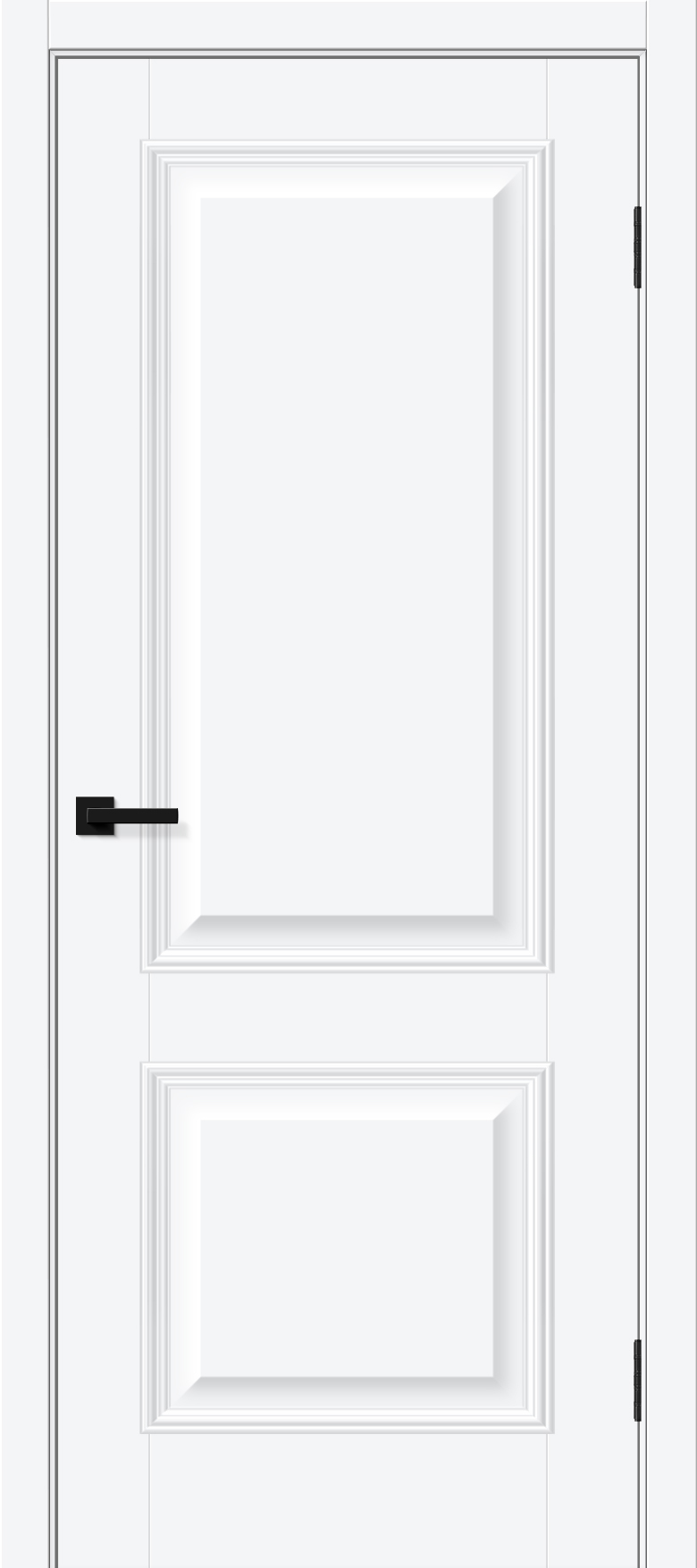 Межкомнатная дверь ПЭТ Классик-12 White Silk