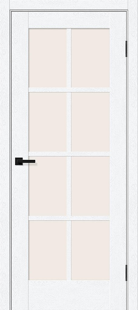 Межкомнатная дверь ПЭТ Прима-11.1 White Silkwood / Magic Fog