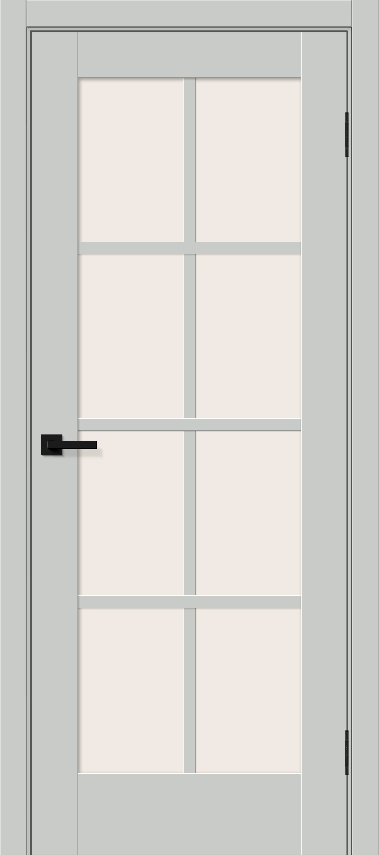 Межкомнатная дверь ПЭТ Прима-11.1 Grey Silk/Magic Fog