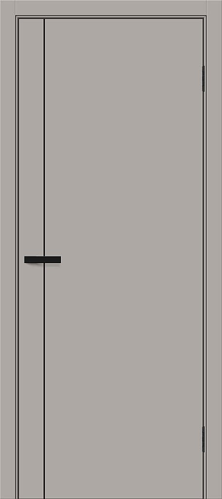 Межкомнатная дверь с покрытием винил Браво-0.70 Grey Pro