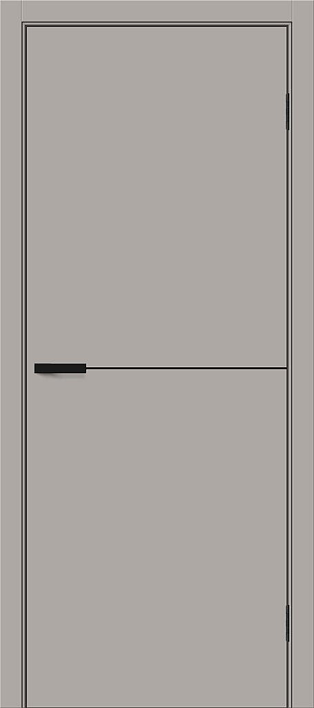 Межкомнатная дверь с покрытием винил Браво-0.81 Grey Pro
