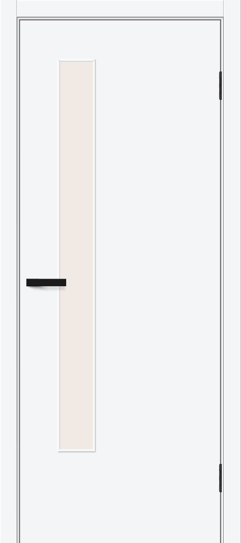 Межкомнатная дверь с покрытием винил Браво-9 White Pro / Magic Fog