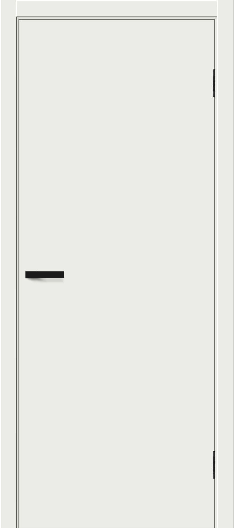 Межкомнатная дверь с покрытием винил Браво-0 Super White