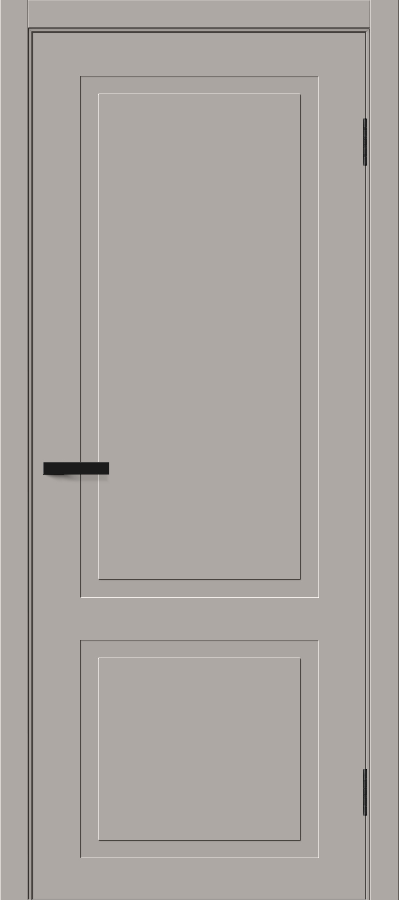 Межкомнатная дверь с покрытием винил Граффити-12 Grey Pro