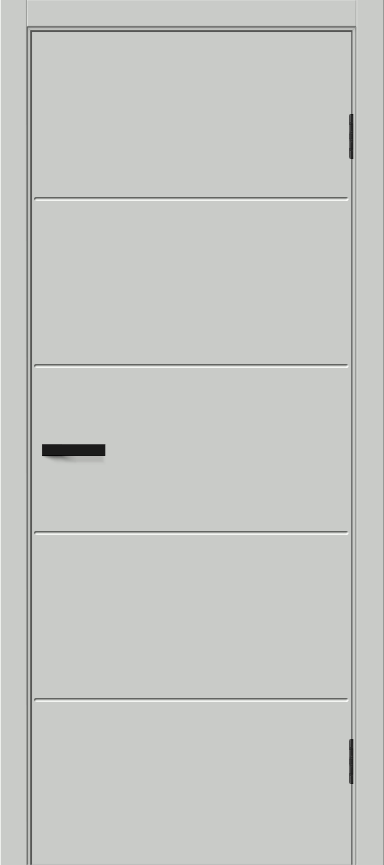 Межкомнатная дверь с покрытием винил Граффити-2.Д Grey Pro