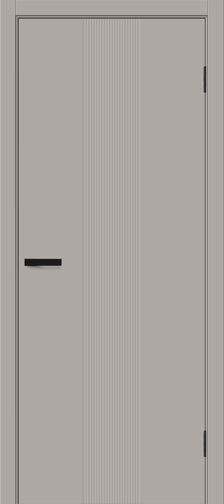 Межкомнатная дверь с покрытием винил Граффити-21 Grey Pro