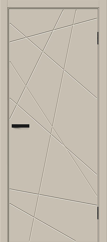 Межкомнатная дверь с покрытием винил Граффити-5.Д Cream Pro