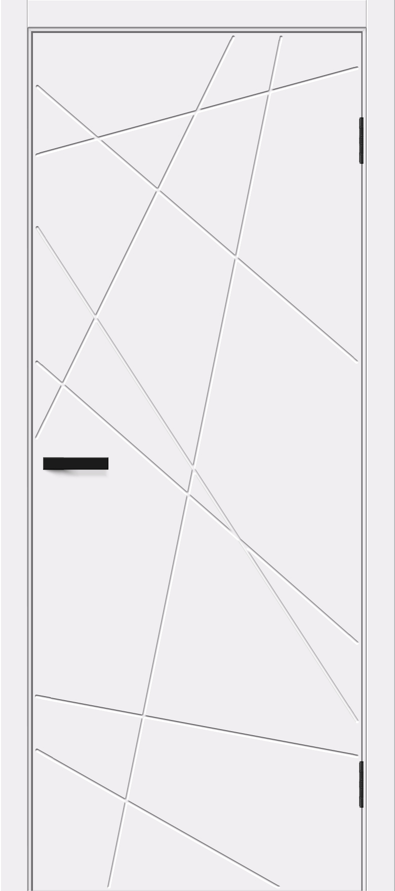 Межкомнатная дверь с покрытием винил Граффити-5.Д White Pro