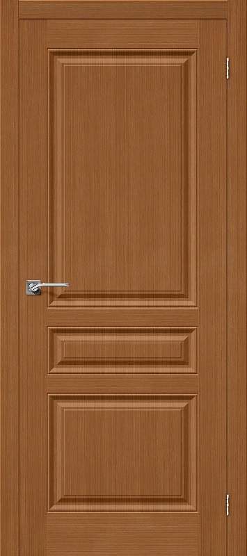 Межкомнатная шпонированная дверь Статус-14 Орех файн-лайн