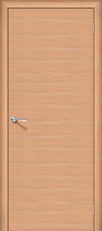 Межкомнатная шпонированная дверь Соло-0.H дуб