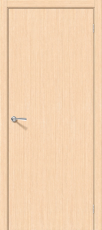 Межкомнатная шпонированная дверь Соло-0.V БелДуб