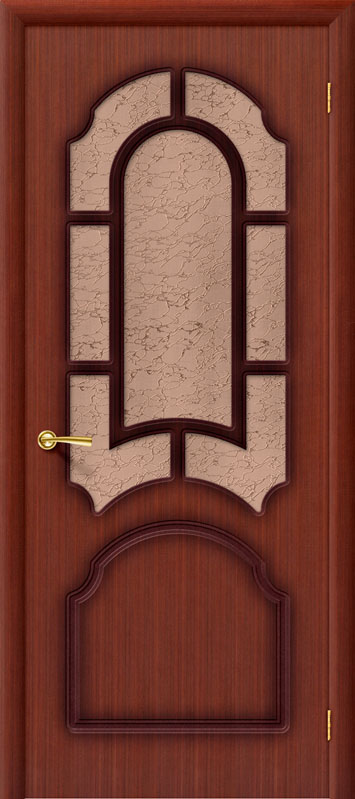 Межкомнатная шпонированная дверь Соната Макоре / Бронзовое