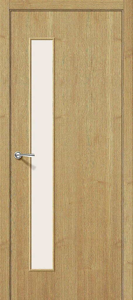 Межкомнатная шпонированная дверь Гост-3 Т-01 (ДубНат) / Magic Fog