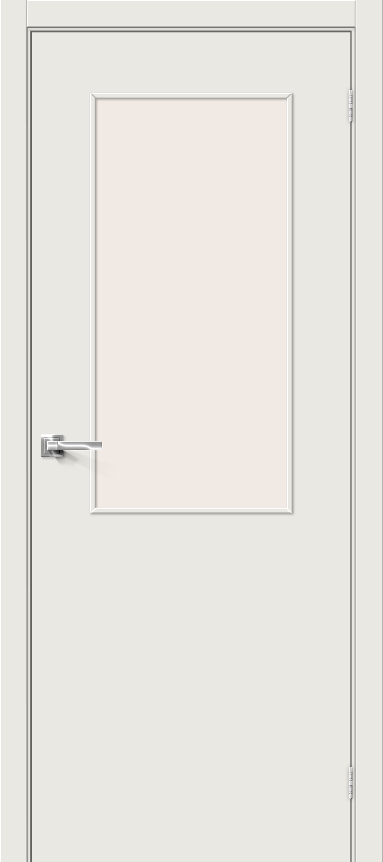 Межкомнатная дверь Гост-7 Л-14 (Белый) / Magic Fog