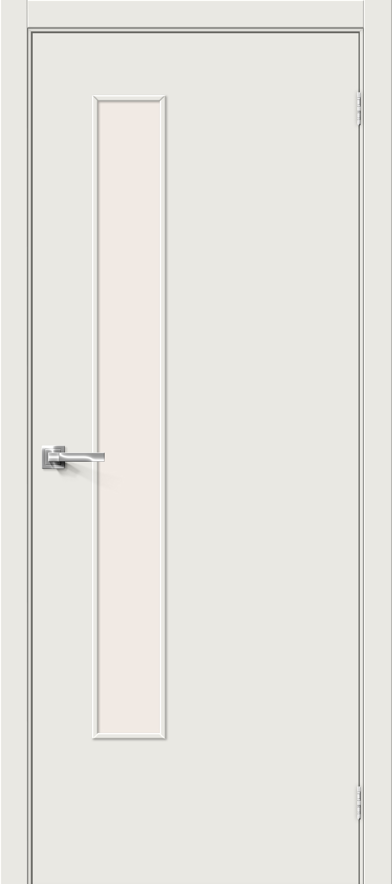 Межкомнатная дверь Гост-9 Л-14 (Белый) / Magic Fog