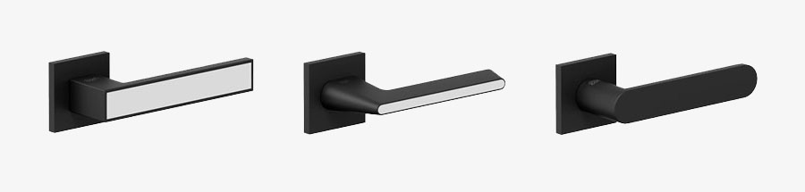 Ручки на квадратной розетке Ручки на квадратной розетке