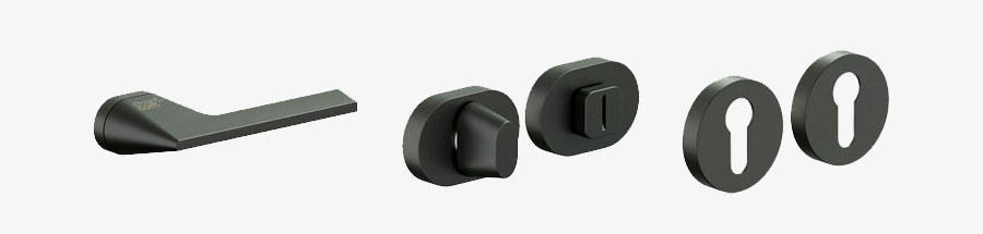 Ручки на овальной розетке Ручки на овальной розетке